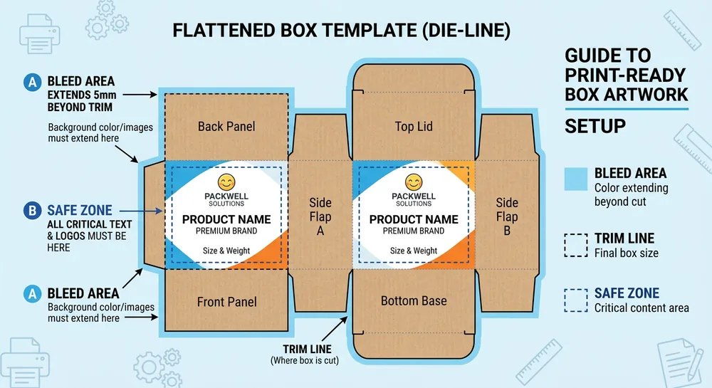 Bleed & Safe Zone: Setting Up Print-Ready Box Artwork