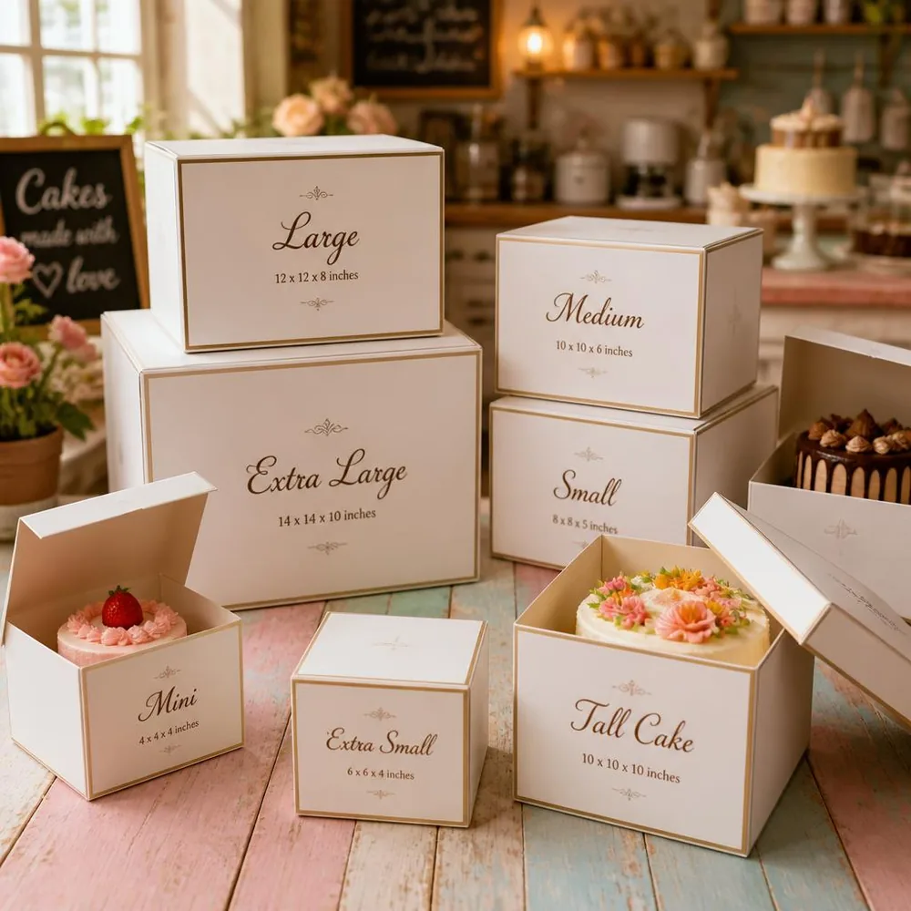 Cake Box Sizes: A Guide for Bakeries