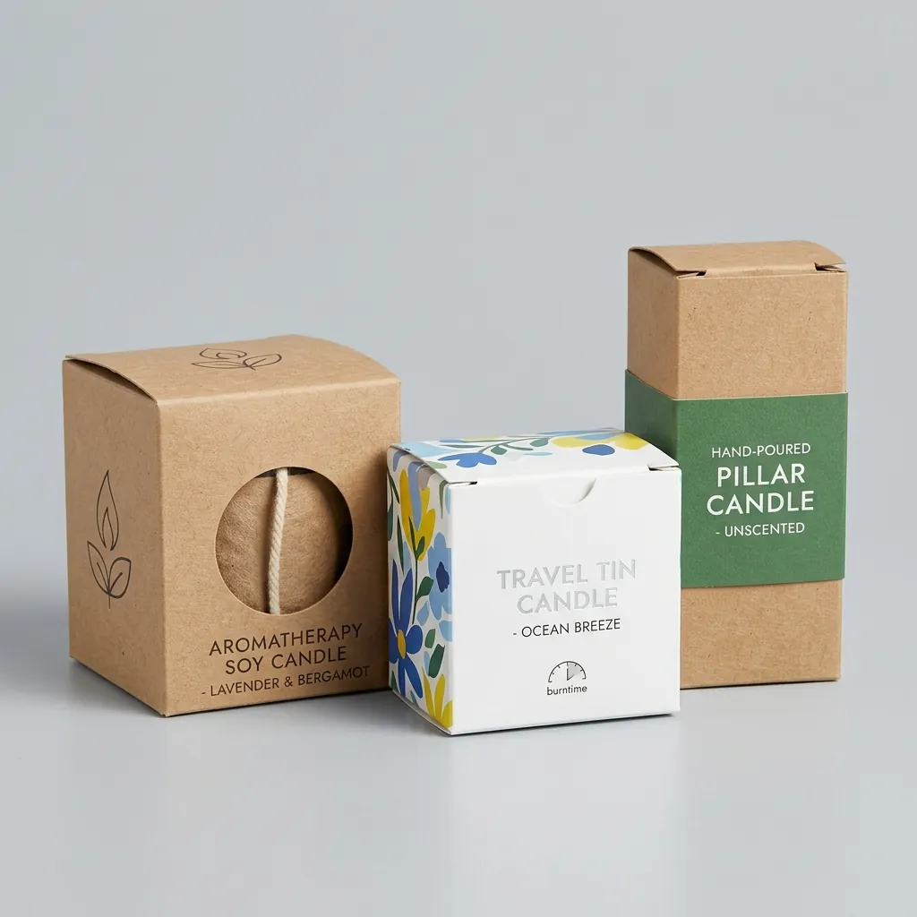 Candle Packaging: Boxes for Jars, Tins and Pillars