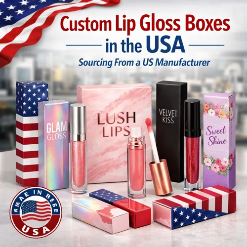 Custom Lip Gloss Boxes in the USA: Sourcing From a US Manufacturer