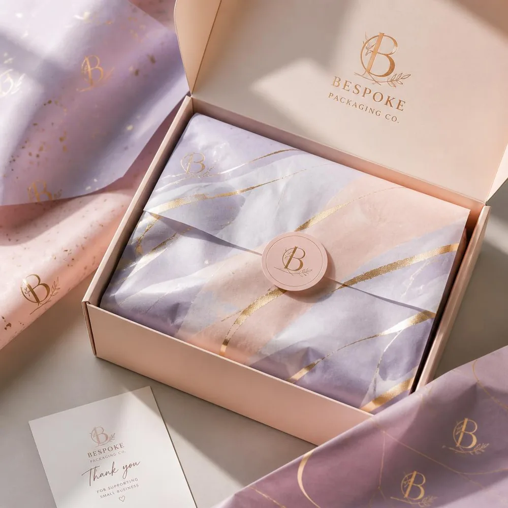 Custom Tissue & Wrapping Paper: Branding the Unboxing