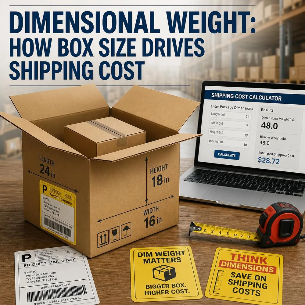 Dimensional Weight: How Box Size Drives Shipping Cost