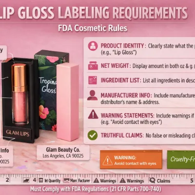 Lip Gloss Labeling Requirements: FDA Cosmetic Rules