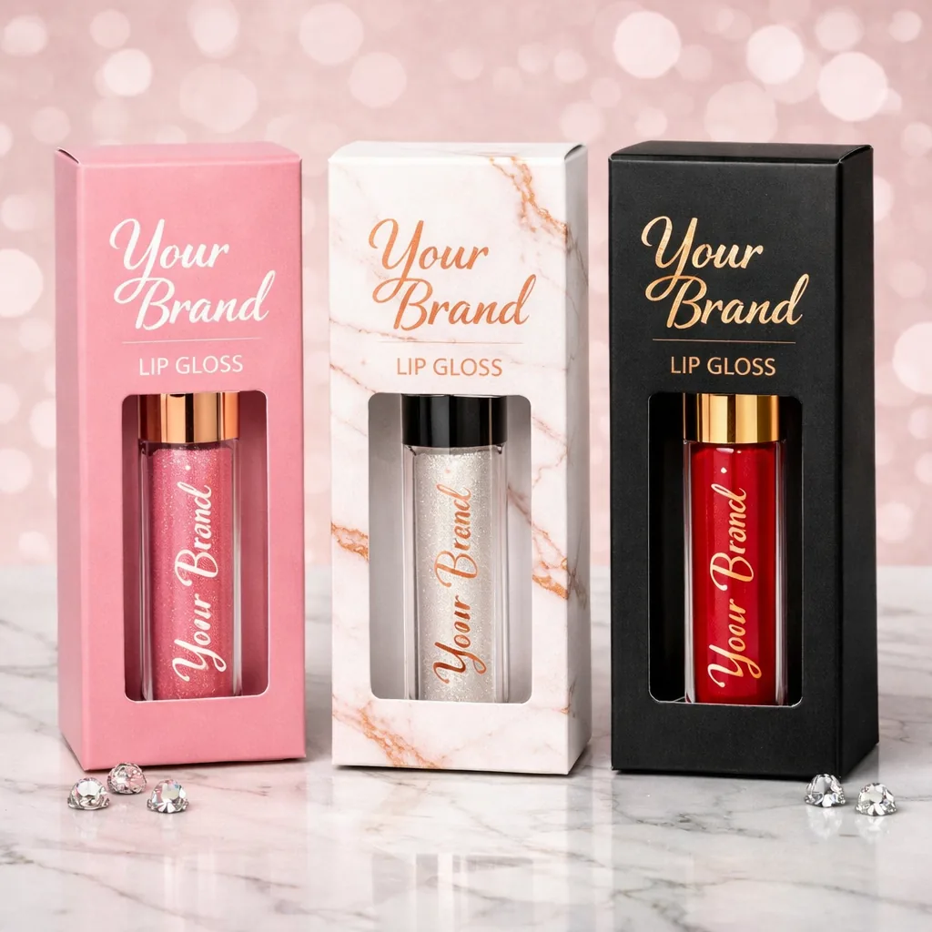 Lip Gloss Window Boxes: Show Off the Shade