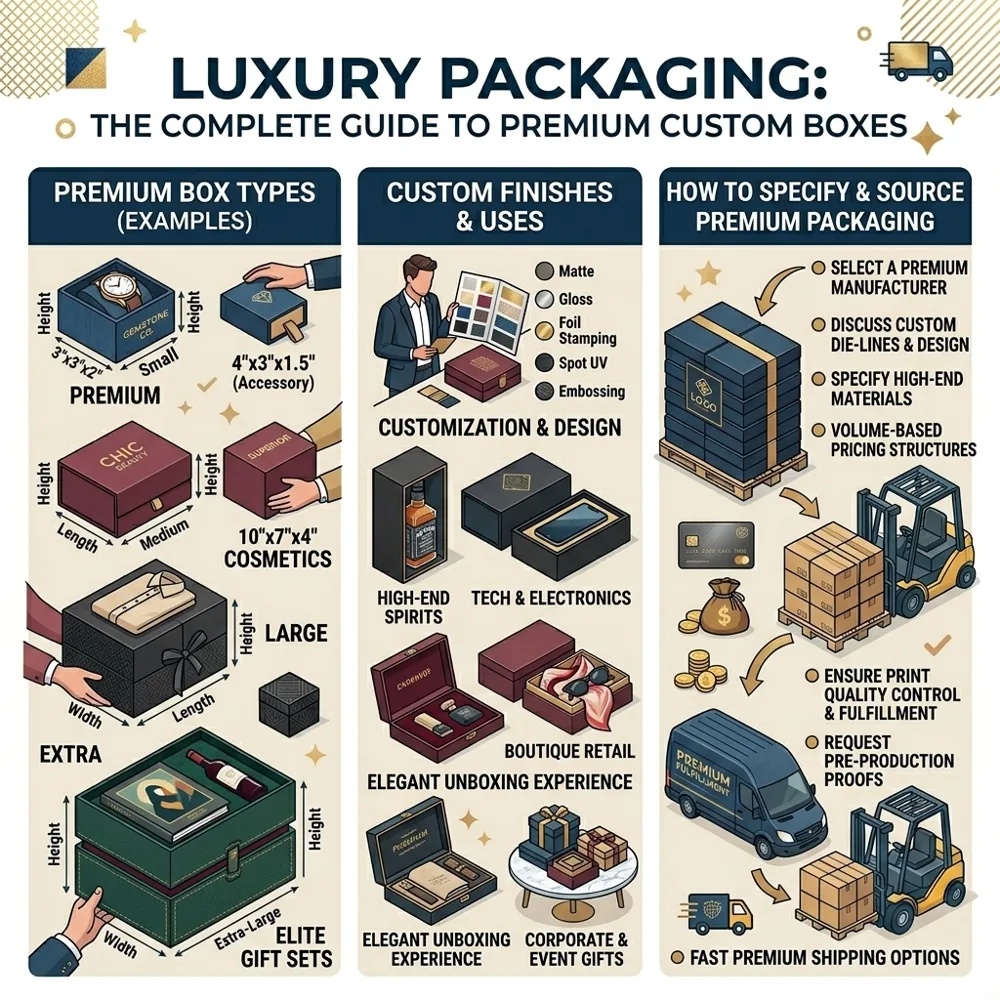 Luxury Packaging: The Complete Guide to Premium Custom Boxes