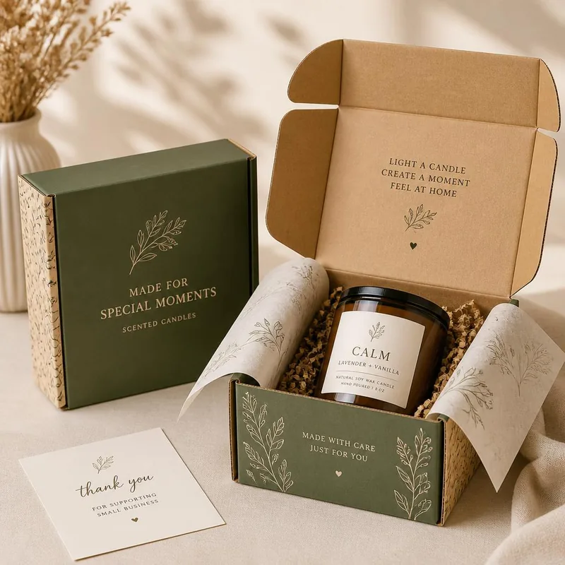 Custom Candle Mailer Boxes