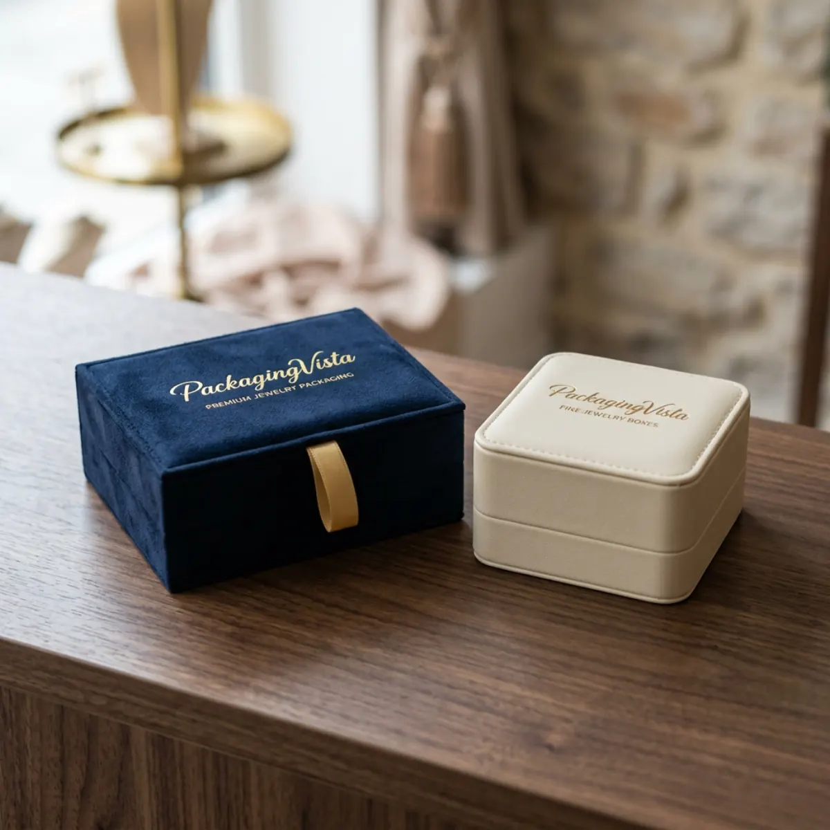 Custom printed jewelry boxes with your logo
