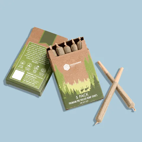 Custom printed pre roll boxes with your logo