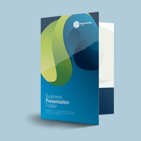 Custom printed folders with your logo
