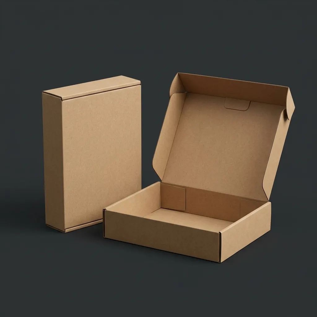 Custom printed plain cardboard boxes with your logo