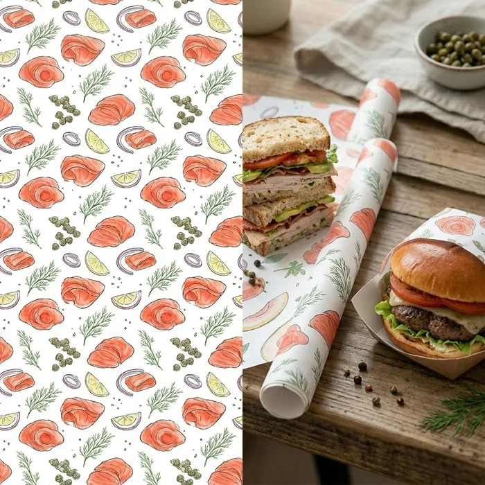 Custom Sandwich Wrap Paper